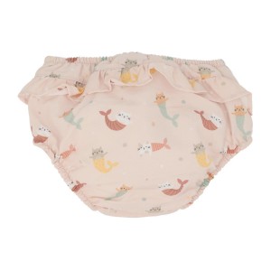 Εκπαιδευτικό Μαγιό Πάνας με Προστασία από τον Ήλιο με Βολάν Mermaid Cats 6-12 Μηνών | 61-93569/2