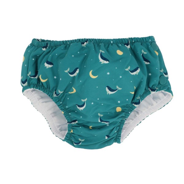 Εκπαιδευτικό Μαγιό Πάνας με Προστασία από τον Ήλιο Whale Teal 18-24 Μηνών - Monnëka | 61-93558/4