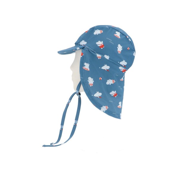 Καπέλο Παραλίας με Κορδόνια Αντηλιακής Προστασίας Hippos 6-12 Μηνών - Monnëka | 61-93611/1