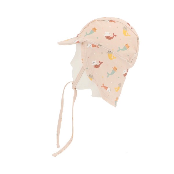 Καπέλο Παραλίας με Κορδόνια Αντηλιακής Προστασίας Mermaid Cats 6-12 Μηνών - Monnëka | 61-93615/1