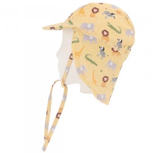 Καπέλο Παραλίας Αντηλιακής Προστασίας Wild Animals 6-12 Μηνών - Monnëka | 61-93614/1
