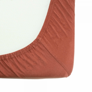 Κατωσέντονο Με Λάστιχο Μακώ Jersey Τερακότα 70x140cm Trois Kilos Sept | 55-8161010