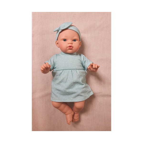 Κούκλα Μωρό Helena με Μέντα Φόρεμα - Monnëka | 61-99066