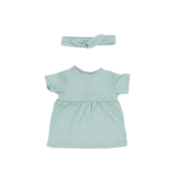 Κούκλα Μωρό Helena με Μέντα Φόρεμα - Monnëka | 61-99066