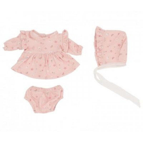 Κούκλα Μωρό Helena με Ροζ Φόρεμα - Monnëka | 61-99062