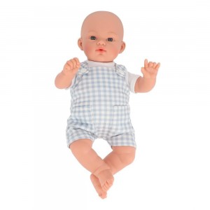 Κούκλα Μωρό Mateo με Γαλάζιο Φορμάκι - Monnëka | 61-99069