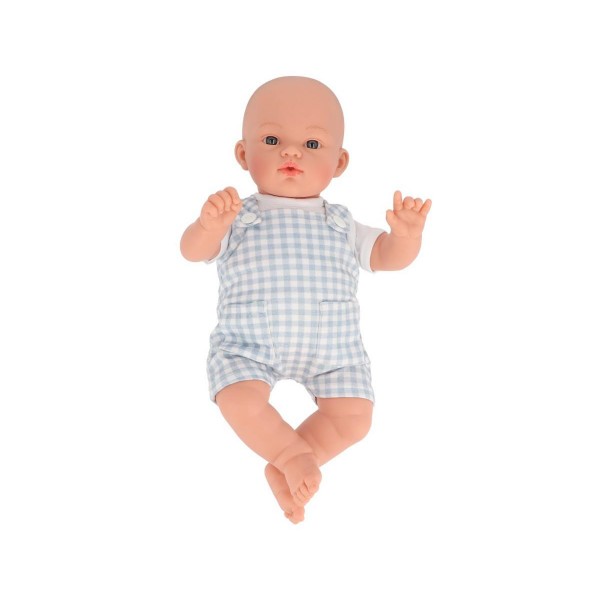 Κούκλα Μωρό Mateo με Γαλάζιο Φορμάκι - Monnëka | 61-99069