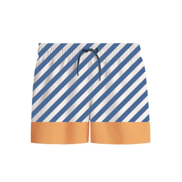 Μαγιό Βερμούδα με Προστασία από τον Ήλιο Stripes Blues&Beyond 3 Ετών - Monnëka | 61-98307/2