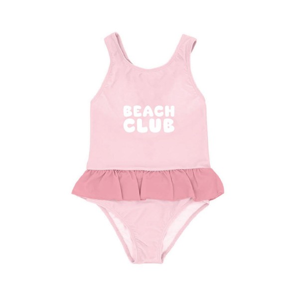 Μαγιό Ολόσωμο με Προστασία από τον Ήλιο Stripes Bloom&Blush 2-3 Ετών - Monnëka | 61-97547/2