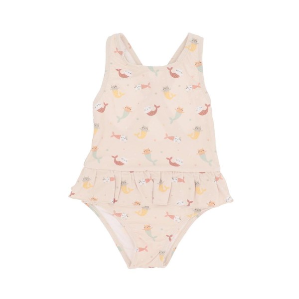 Μαγιό Ολόσωμο με Προστασία από τον Ήλιο Mermaid Cats 2-3 Ετών - Monnëka | 61-93575/2