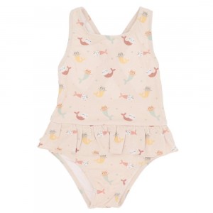 Μαγιό Ολόσωμο με Προστασία από τον Ήλιο Mermaid Cats  3-4 Ετών - Monnëka | 61-93575/3