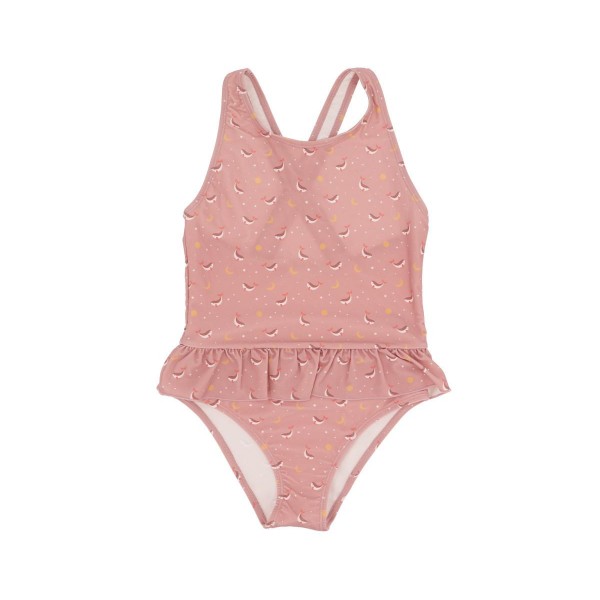 Μαγιό Ολόσωμο με Προστασία από τον Ήλιο Whale Pink 5-6 Ετών - Monnëka | 61-93572/4