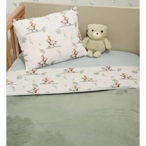Minky ΝEW Κουβέρτα Κούνιας Διπλής Όψης 100x150 Des.423 Oliver Baby | 46-6734/423