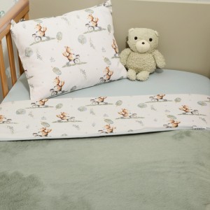 Minky ΝEW Κουβέρτα Κούνιας Διπλής Όψης 100x150 Des.423 Oliver Baby | 46-6734/423