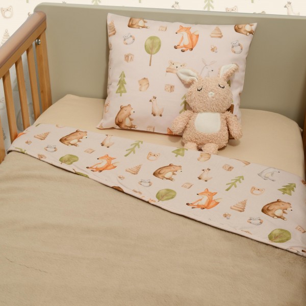 Minky ΝEW Κουβέρτα Κούνιας Διπλής Όψης 100x150 Des.428 Oliver Baby | 46-6734/428
