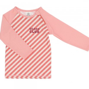 Μπλούζα Αντηλιακής Προστασίας Μακρύ Μανίκι Stripes Bloom&Blush 2-3 Ετών - Monnëka | 61-98296/3