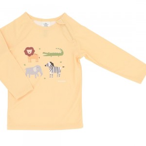 Μπλούζα Αντηλιακής Προστασίας Μακρύ Μανίκι Wild Animals 4-5 Ετών - Monnëka | 61-98294/4