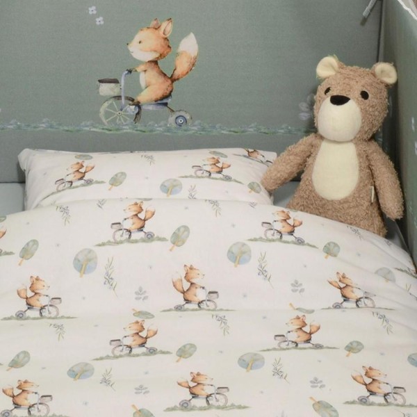 Παπλωματοθήκη με Φερμουάρ 100x140cm Design 423 Oliver Baby | 46-6708/423