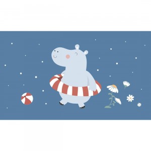 Πετσέτα Θαλάσσης 160x90cm Hippos - Monnëka | 61-93517