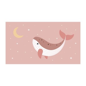 Πετσέτα Θαλάσσης 160x90cm Pink Whale - Monnëka | 61-93518