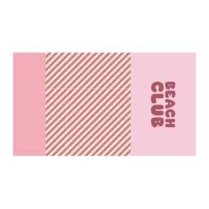 Πετσέτα Θαλάσσης 160x90cm Stripes Bloom&Blush - Monnëka | 61-97529