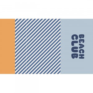 Πετσέτα Θαλάσσης 160x90cm Stripes Blues & Beyond - Monnëka | 61-97530