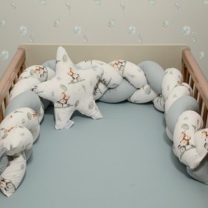 Πλεξούδα Τριπλή Βαμβακερή Design 423 20x200cm με Ειδική Εσωτερική Επένδυση Oliver Baby | 46-6713/423