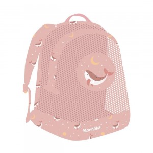 Σακίδιο Παραλίας με Δίχτυ Pink Whale - Monnëka | 61-93506