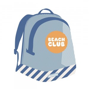 Σακίδιο Παραλίας με Δίχτυ Stripes Blues&Beyond - Monnëka | 61-97526