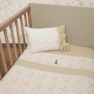 Σεντόνια Κούνιας Σετ 3τεμ. 110x170 με Λάστιχο Des.506 SOPHIE LA GIRAFE | 46-6706/506