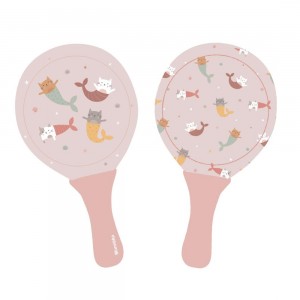 Σετ 2 Ρακέτες Παραλίας Mermaid Cats - Monnëka | 61-98314