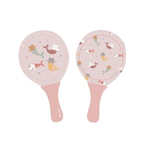 Σετ 2 Ρακέτες Παραλίας Mermaid Cats - Monnëka | 61-98314