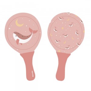 Σετ 2 Ρακέτες Παραλίας Pink Whale - Monnëka | 61-98311