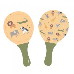 Σετ 2 Ρακέτες Παραλίας Wild Animals - Monnëka | 61-98313