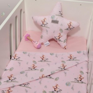 Σετ 2 Σεντόνια Λίκνου 80x110cm 100% Βαμβάκι Des. 426 Oliver Baby | 46-6704/426