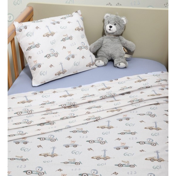 Σεντόνια Κούνιας Σετ 3τ -110x170 με λάστιχο Des.421 Oliver Baby | 46-6706/421