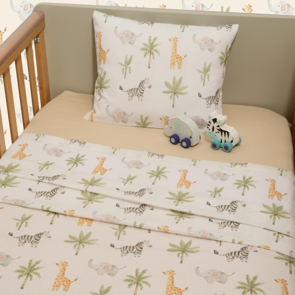 Σεντόνια Κούνιας Σετ 3τ -110x170 με λάστιχο Des.424 Oliver Baby | 46-6706/424