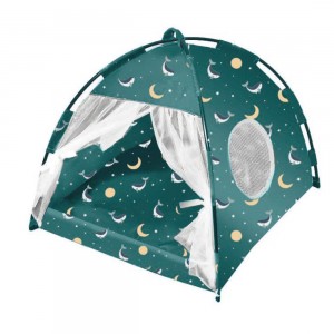 Σκηνή Παραλίας με Τούλι Teal Whale - Monnëka | 61-93592