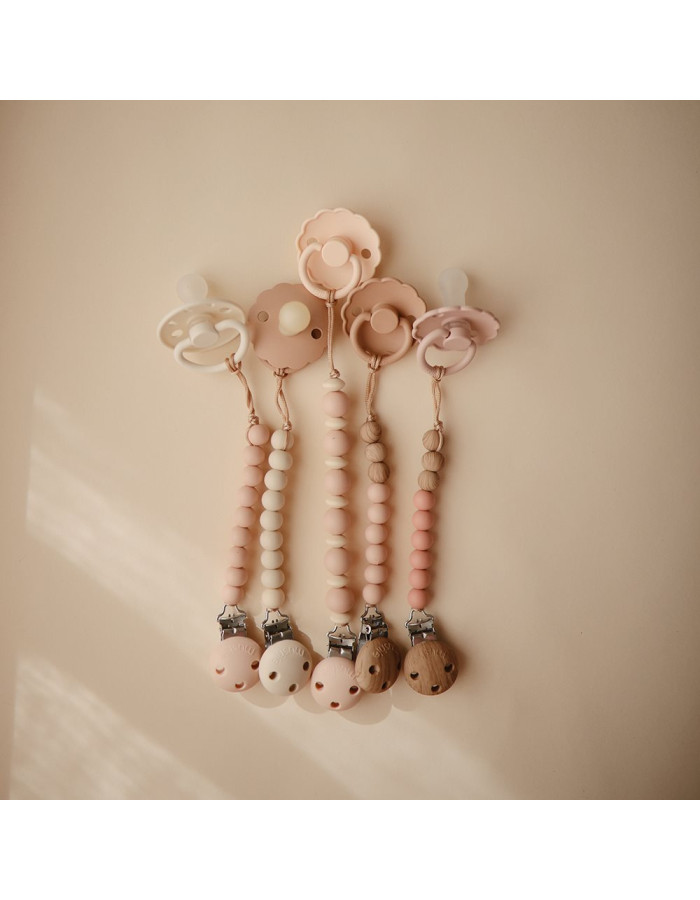 Κλιπ για Πιπίπλες Σιλικόνης Luna Blush - Mushie | 66-100070