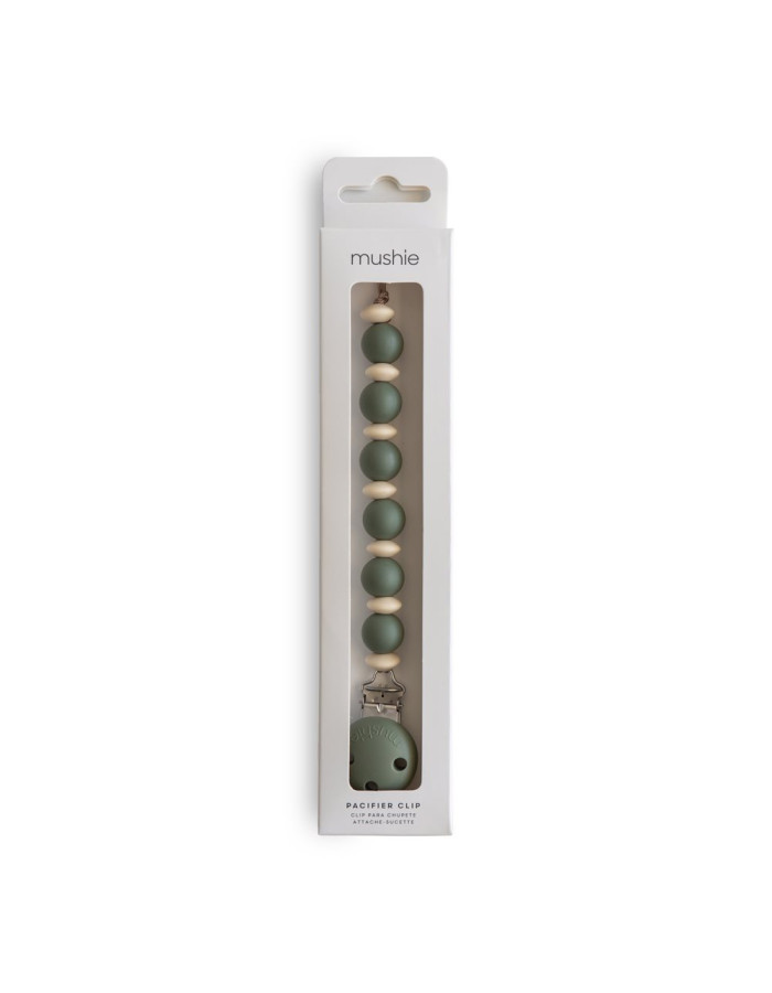 Κλιπ για Πιπίπλες Σιλικόνης Luna Dried Thyme - Mushie | 66-100071