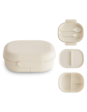 Φαγητοδοχείο Με Χωρίσματα Ivory - Mushie | 66-100204
