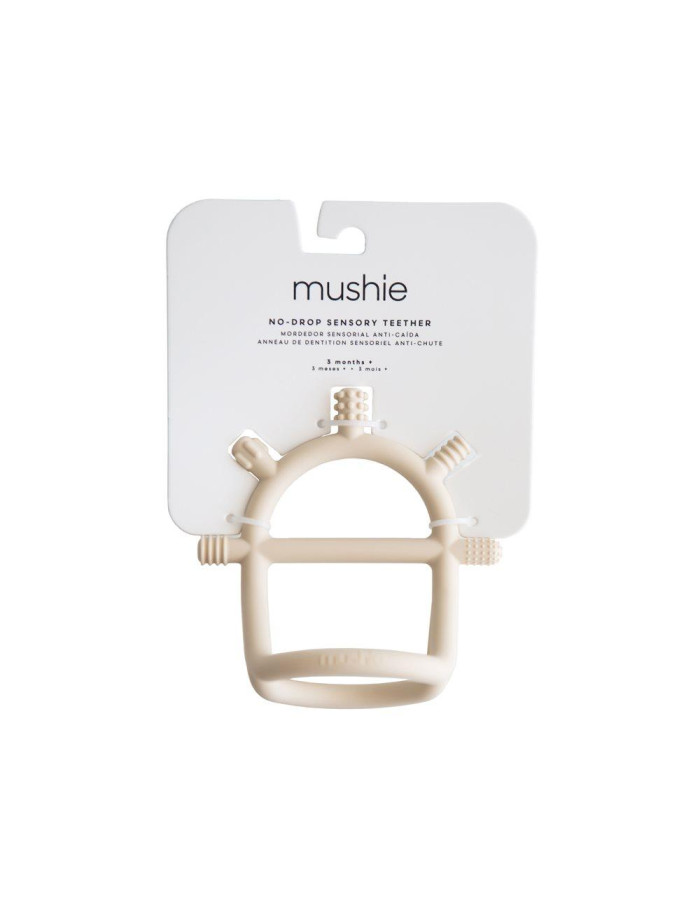 Μασητικό Σιλικόνης με Χερούλι Sensory - Mushie | 66-101473