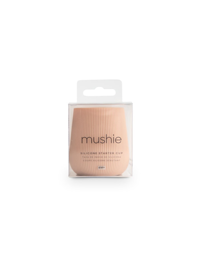 Ποτηράκι Σιλικόνης με Ανάγλυφο Σχέδιο Blush - Mushie | 66-101573