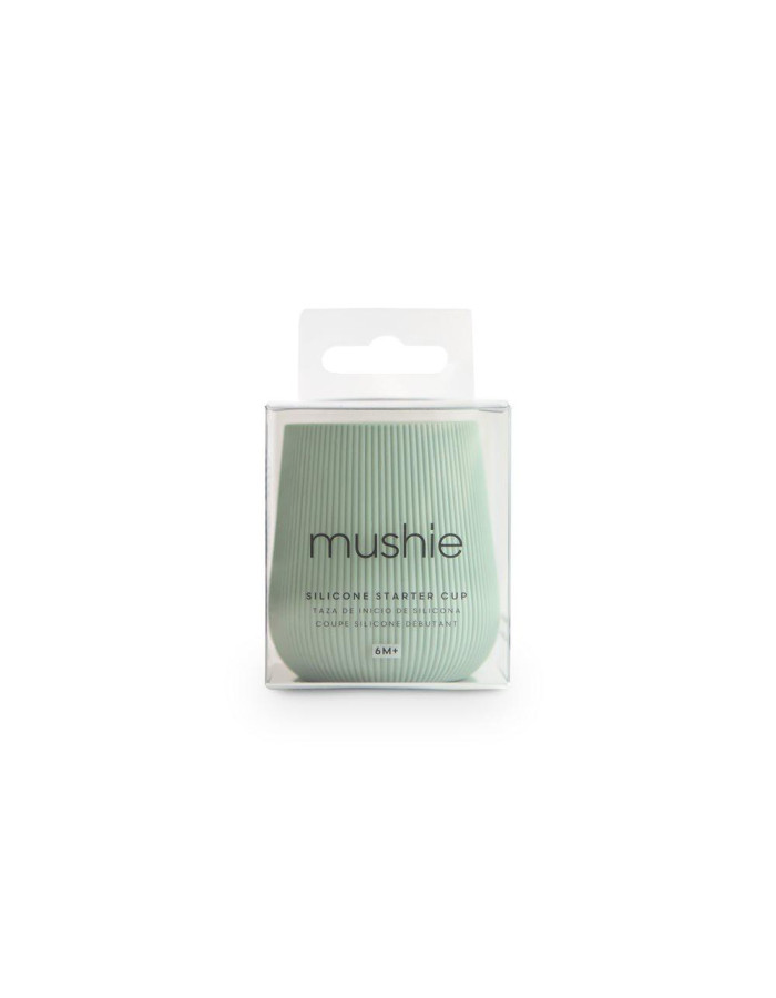 Ποτηράκι Σιλικόνης με Ανάγλυφο Σχέδιο Blue - Mushie | 66-101575