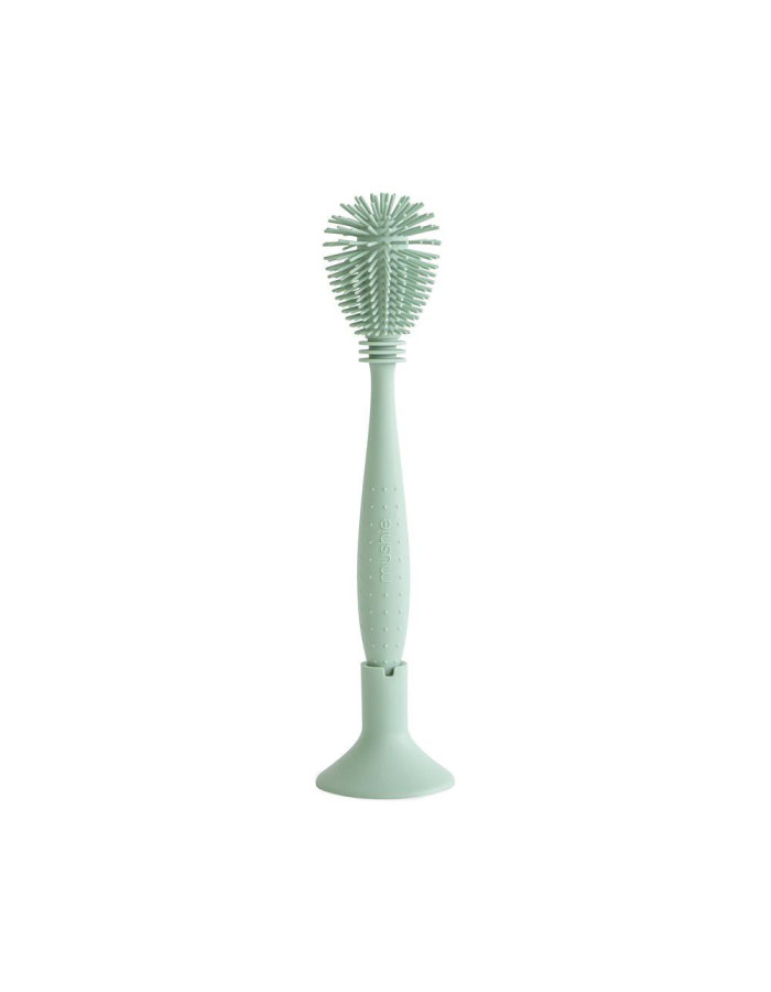 Βούρτσα Σιλικόνης για Μπουκάλια Cambridge Blue  - Mushie | 66-101732