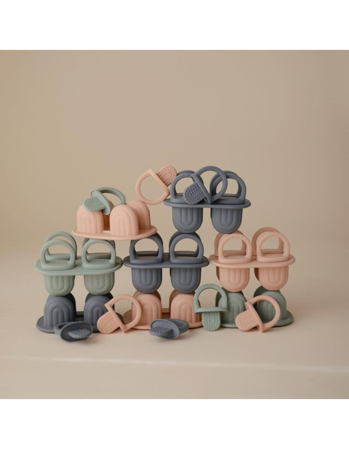 Φόρμα για Παγωτό Ξυλάκι Σιλικόνης Blush - Mushie | 66-101923