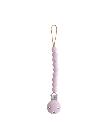 Κλιπ για Πιπίπλες Σιλικόνης Hera Soft Lilac - Mushie | 66-102034