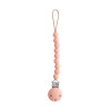 Κλιπ για Πιπίπλες Σιλικόνης Hera Powder Pink - Mushie | 66-102036