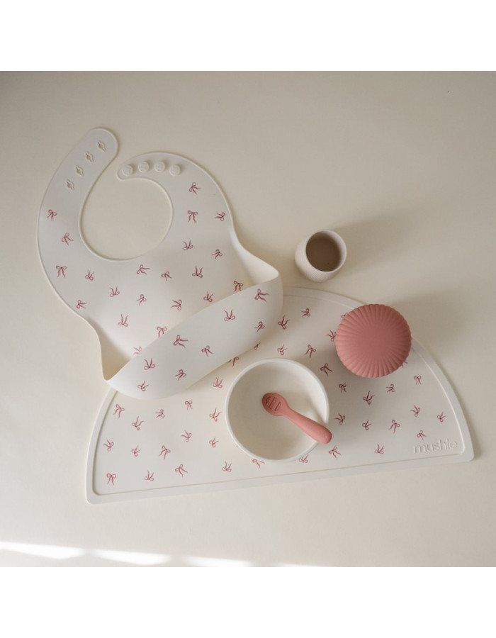 Σαλιάρα Σιλικόνης Bows - Mushie | 66-102069