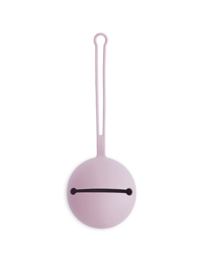Θήκη για Πιπίλες Σιλικόνης Soft Lilac - Mushie | 66-2255442
